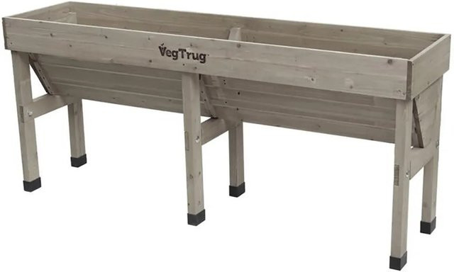 VegTrug Hochbeet Klassik aus Zeder in Grau, B/T/H: 183 x 76 x 80 cm - Bild 1