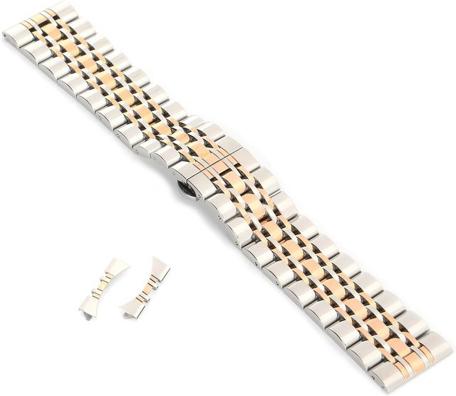 Painter Uhrenarmband Edelstahl, 24 mm, Roségold, Unisex - Bild 1