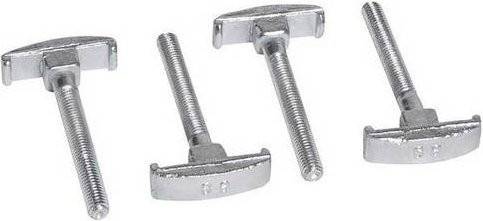 Hager HK7M8S Hakenkopfschraube aus Messing in Silber - Bild 1