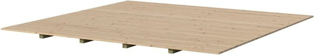 Weka Fußboden für Gartenhaus Killarney in Natur/Beige, B: 235 cm, T: 235 cm, H: 1,6 cm - Bild 1