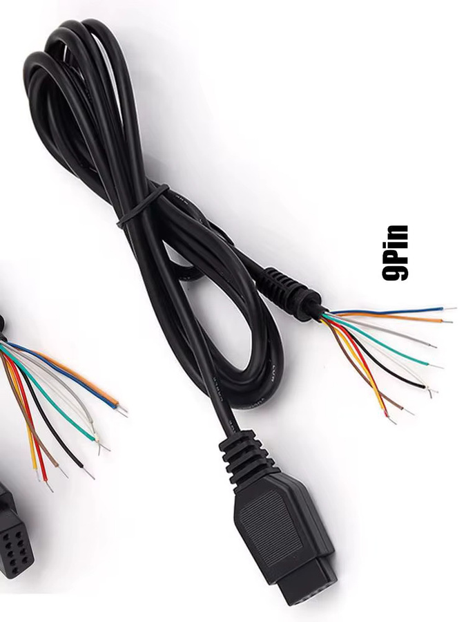 Sega Mega Drive 2 Controller Verlängerungskabel mit 9-Pin Anschluss in Schwarz - Bild 7