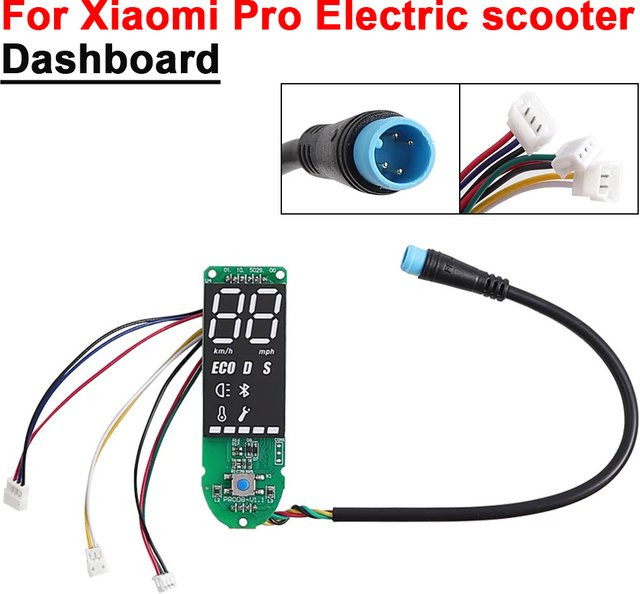 Xiaomi Armaturenbrett mit Bluetooth Display Dash Board für M365 Pro 1S Pro 2 Elektroroller in Schwarz und Grün - Bild 1