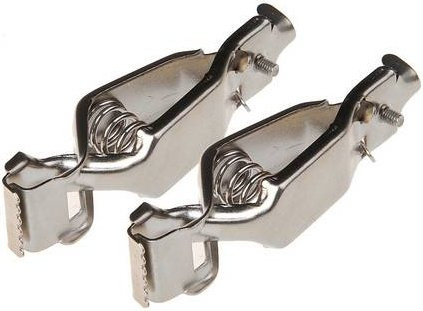 IWH Batteriepolklemme Pluspol und Minuspol in Silber 19032 - Bild 1