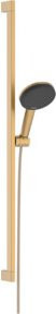 Hansgrohe Raindance B-S Duschset in Gold mit Regendusche und Handbrause, inklusive Sparfunktion und Anti-Kalk-Funktion, Wandmontage, Bohrabstand: 915 mm - Bild 1
