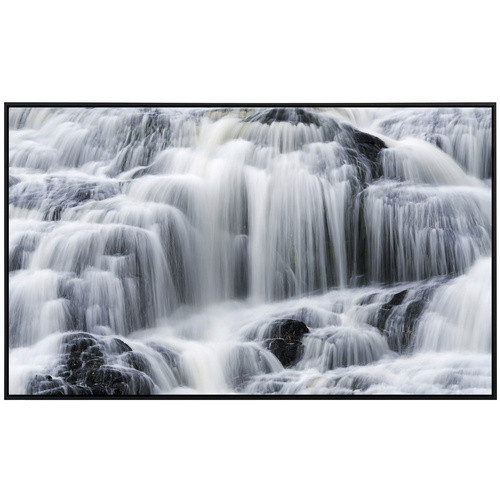 papermoon EcoHeat Bond Falls Infrarotheizung in Schwarz und Weiss mit Matt-Effekt und App-Steuerung - Bild 2