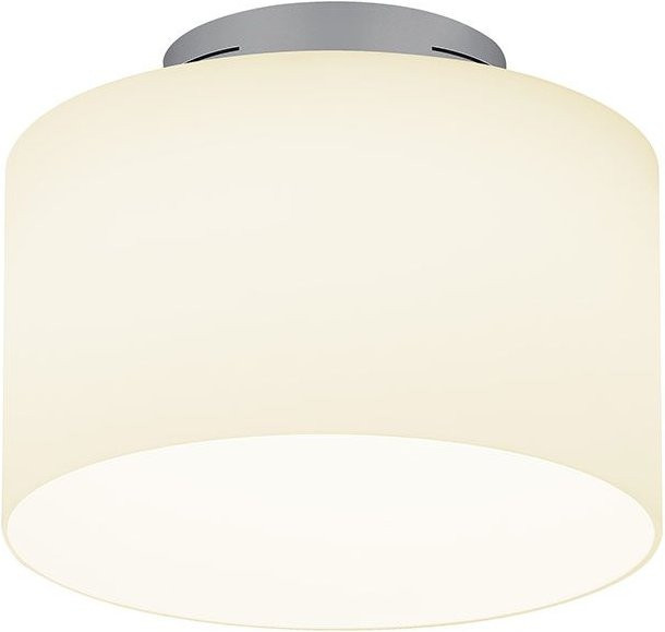Bankamp Grand 7777 LED-Deckenleuchte aus Aluminium und Opalglas in Silber, Durchmesser: 32 cm - Bild 1
