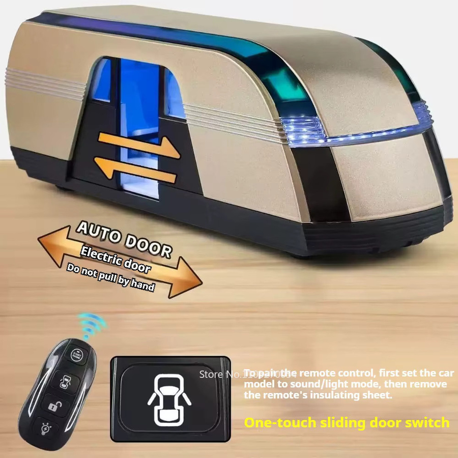 MAKEDA ROBOVAN Pickup, Druckguss-Modellauto, 1:24, mit Stoßdämpfung, öffnenden Türen, Sound und Licht, Rückziehfunktion - Bild 3