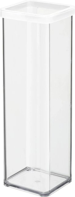 Rotho Dose Loft Premium Quadratisch, Weiß-Transparent - Bild 1