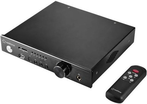 Renkforce RF-WAM-300 Stereo-Verstärker in Schwarz mit Bluetooth und USB - Bild 1