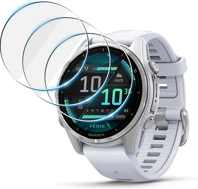 Hero Iand Schutzfilm für Garmin Fenix 8, Glas, 3 Stück, Unisex - Bild 1