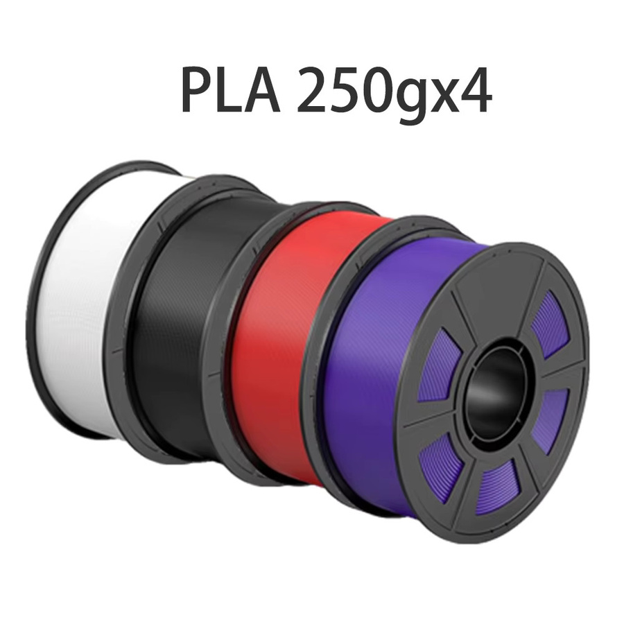 3D Maliang PLA Filament 1,75mm für FDM 3D-Drucker in Weiß, Schwarz, Rot und Lila mit einer Maßgenauigkeit von ±0,02mm - Bild 2