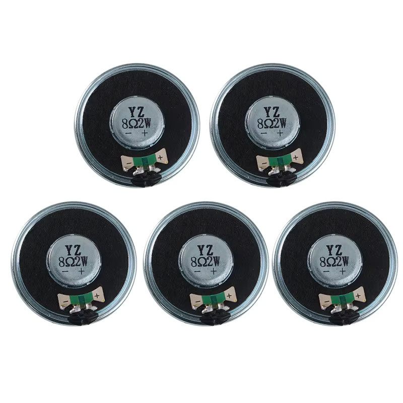 5er Set Mini Horn Lautsprecher 2W 8 Ohm Durchmesser: 4 cm in Schwarz für Arduino und Elektronik-Projekte - Bild 5