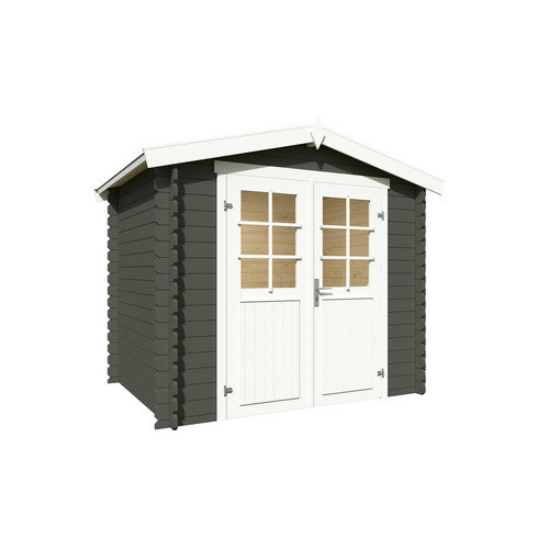 Lasita Gartenhaus Ingo Maja in Grüngrau mit Satteldach B/H/T: 262,1 x 222,3 x 195 cm - Bild 3
