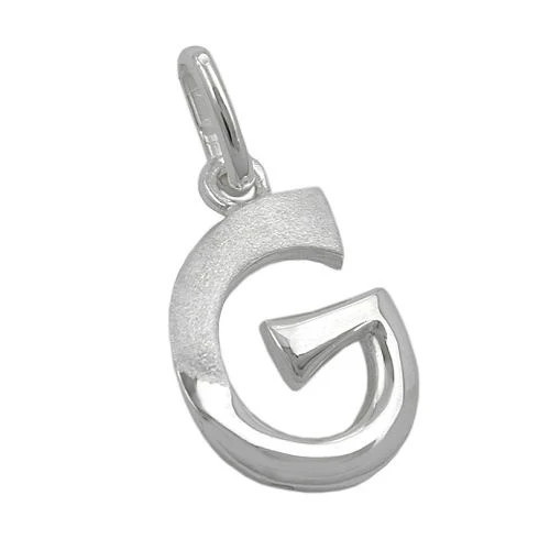 Colfem Anhänger Buchstabe G, 925 Silber, Unisex - Bild 1
