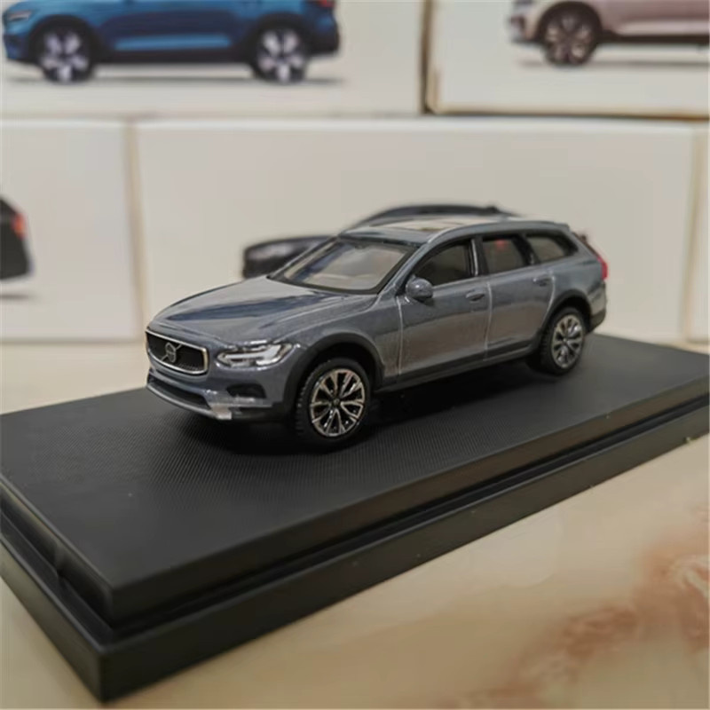 Bburago Volvo XC40 XC60 XC90 C40 S90 V90, Spielzeugfahrzeug, 1:64, Metall, Grau - Bild 3