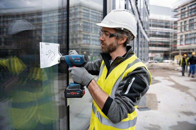 Bosch GHG 18V-50 Professional Akku-Heißluftgebläse in Blau/Schwarz, 18V, 175 l/min - Bild 2