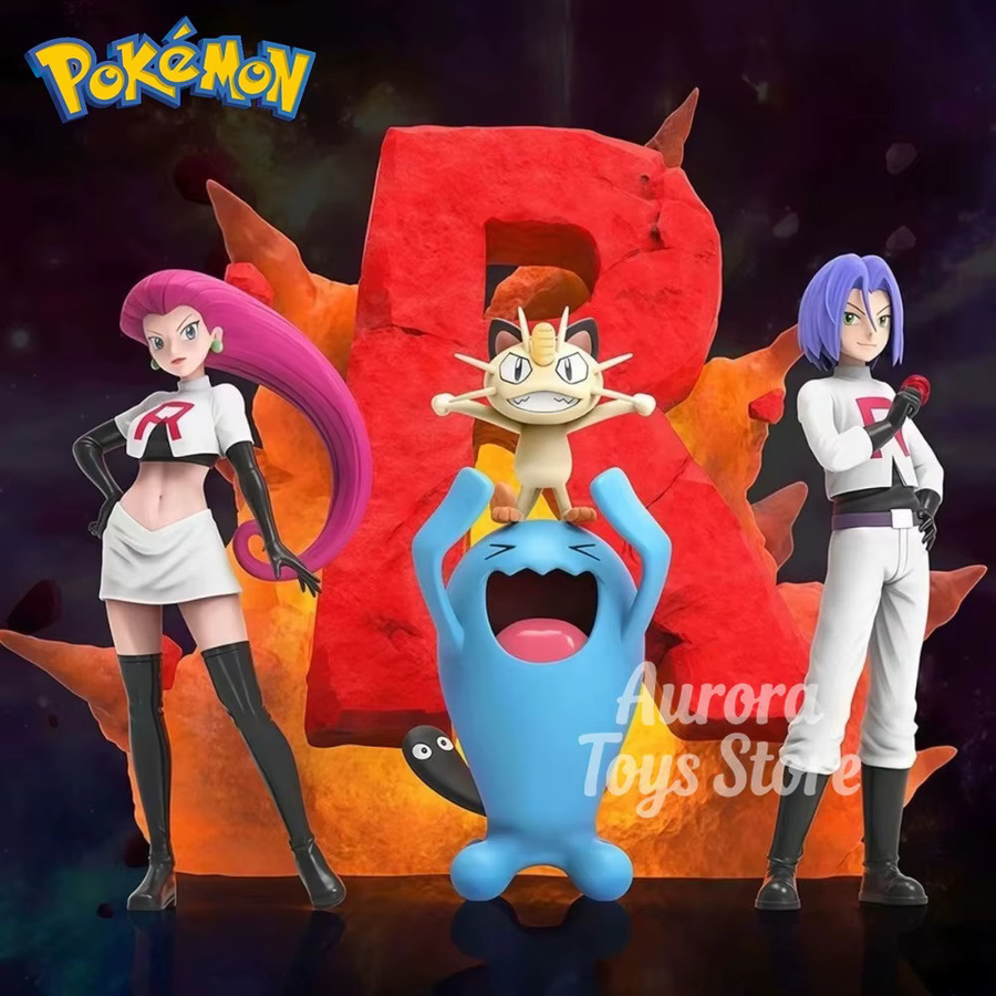 Bandai Pokémon Rocket Team Actionfigur, Anime, Kunststoff, Bunt - Bild 2