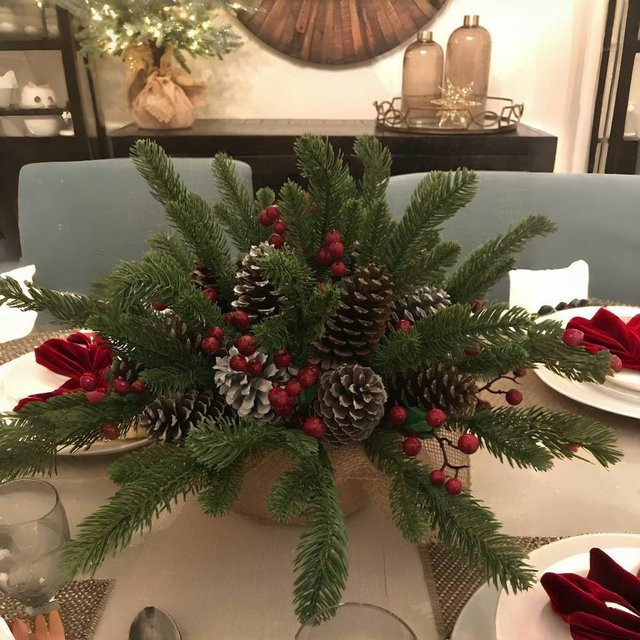 ZQCY Künstliche Pflanzen für Weihnachtsbaum und Dekoration, Grün, 50 Stück - Bild 1