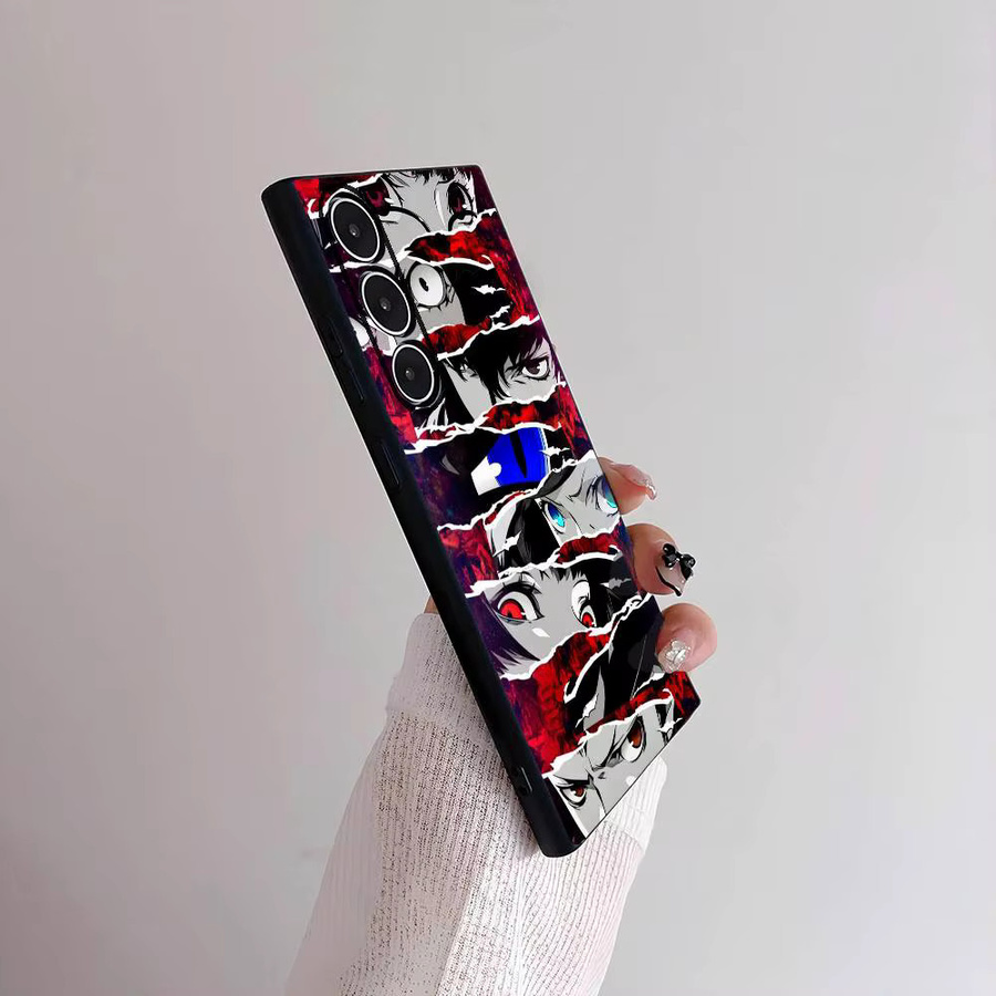 Persona 5 COOL Anime Handyhülle für Samsung Galaxy S21 S22 S23 S24 S25 Serie FE Plus Ultra in Multicolour aus weichem TPU - Bild 3