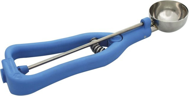 Schneider Eisportionierer aus Edelstahl und Kunststoff in Blau/Silber, Länge: 23,5 cm, Breite: 7 cm, Durchmesser: 4,9 cm - Bild 1