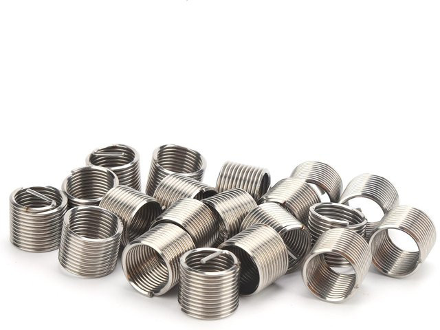 20er Set Drahtgewindeeinsatz aus Edelstahl in Silber für Reparatur-Buchsen M14x 1,5, TOMTOP JMS - Bild 1