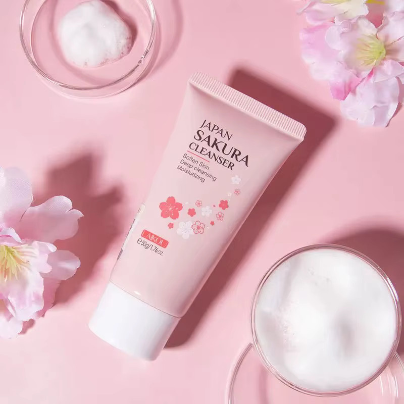 LAIKOU Japan Sakura Gesichtsreiniger, 50g, Unisex - Bild 2