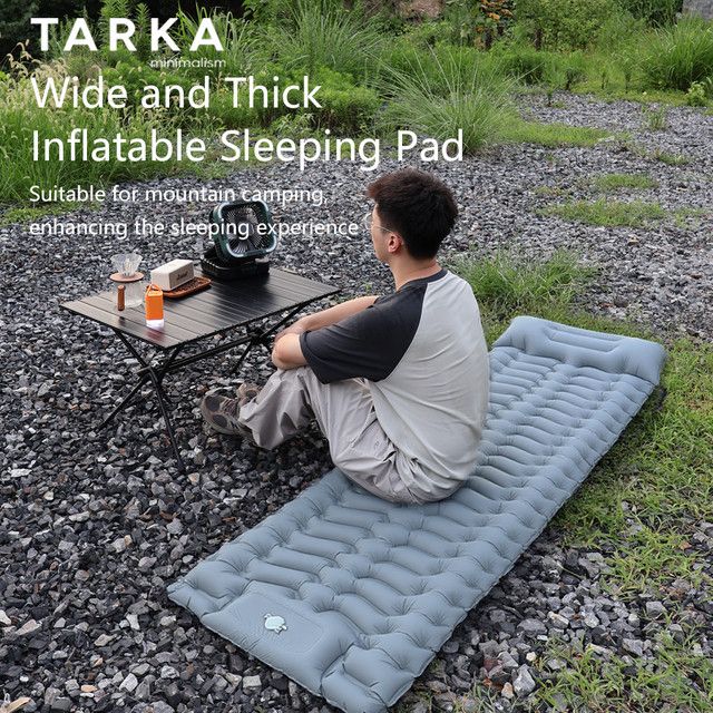 TARKA Selbstaufblasende Camping-Luftmatratze Isomatte, Dicke: 9 cm, B/H: 200 x 66 cm - Bild 1