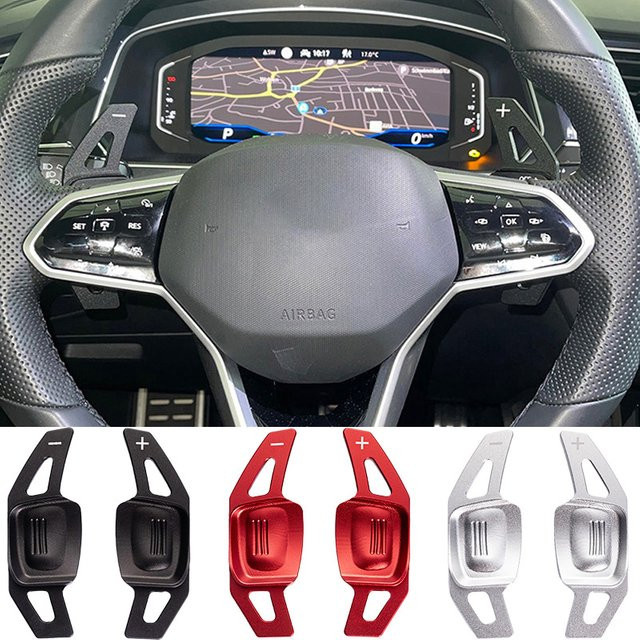 Schaltwippen für Volkswagen VW Tiguan Jetta MK6 Golf 7 Alltrack MK7 Passat B8 Variant Lenkrad DSG Schalthebelverlängerung - Bild 1