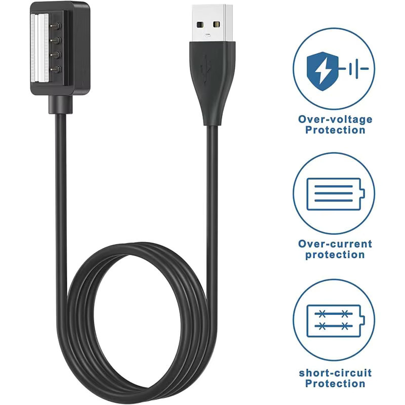 Suunto USB-Ladekabel, Schwarz, für Suunto Spartan Sport Wrist HR Ultra, Suunto 9 - Bild 3