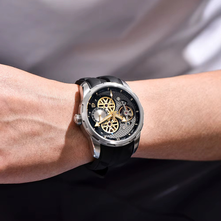 PAGANI DESIGN Armbanduhr, Tourbillon, Automatik, Saphirglas, Herren - Bild 2