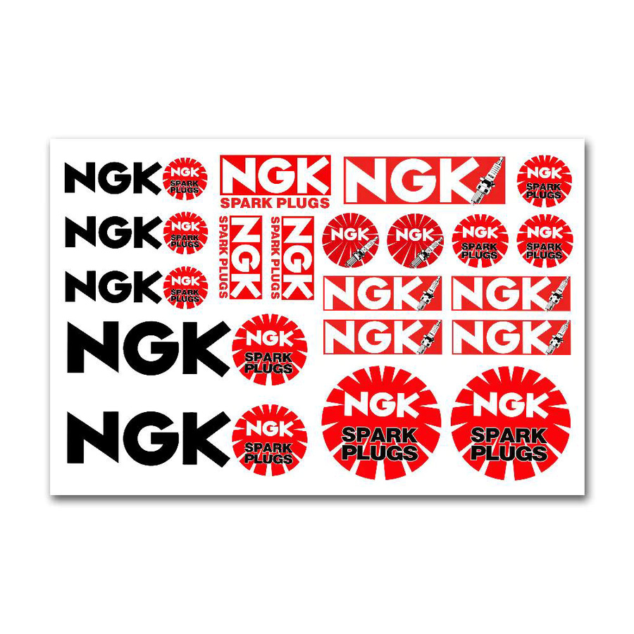 NGK Zündkerzen Vinyl-Aufkleber für Auto, Motorrad und Laptop - Bild 3