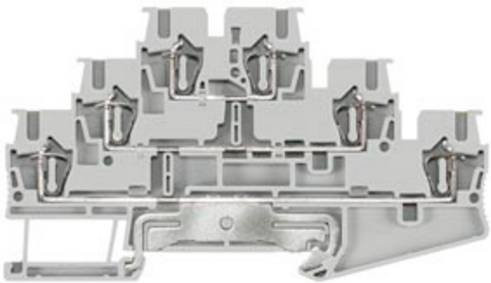 Siemens Dreistockklemme 8WH20304HF00 mit Federzuganschluss in Grau - Bild 1