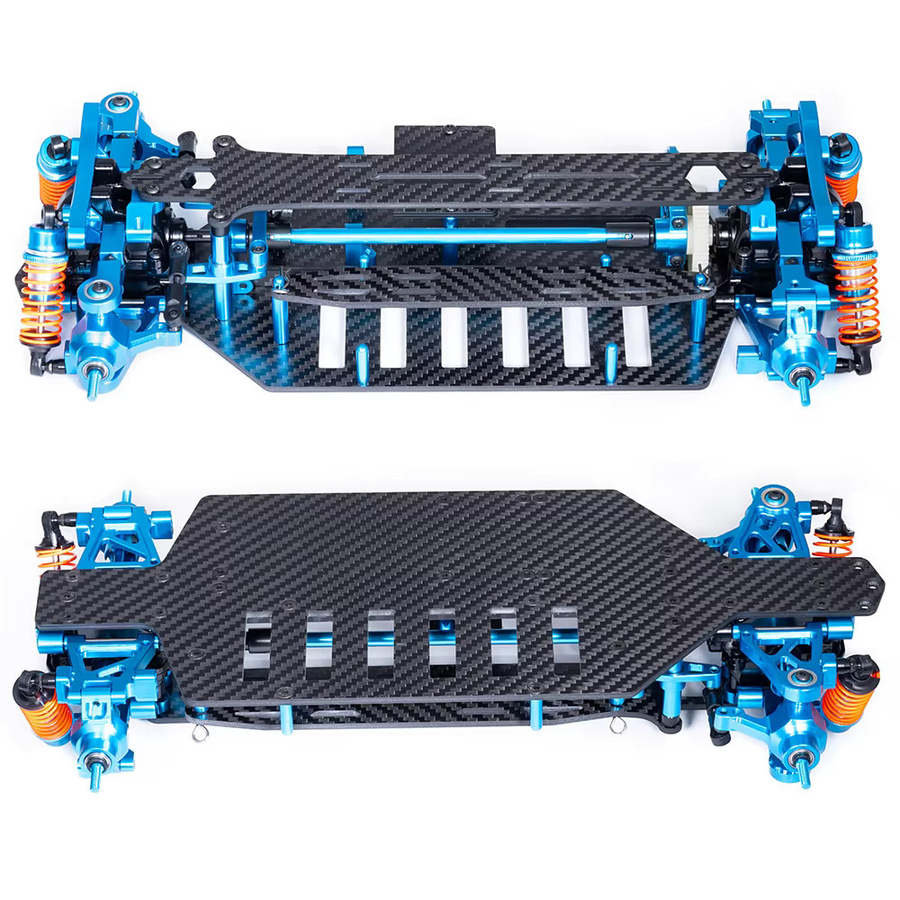 AXSPEED Chassis Rahmen Karosserie, RC Modellauto Upgrade-Teile, Metall & Kunststoff - Bild 4