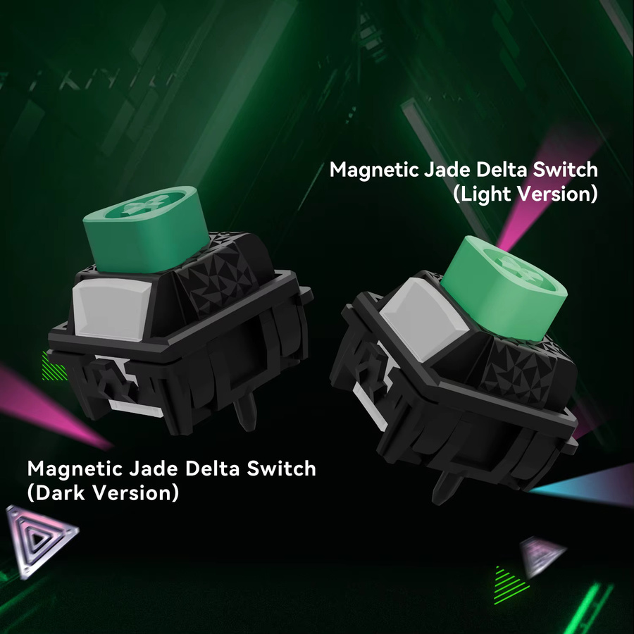 Gateron Jade Delta Magnetische Schalter, Linear, Hall-Effekt für Gaming-Tastaturen - Bild 2