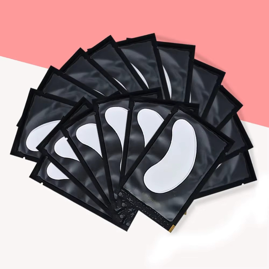 PANLWJ Hydrogel Wimpern-Patches, 50 Paar, Unisex, Schwarz - Bild 5