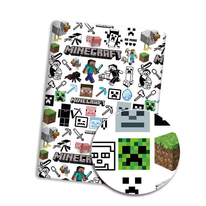 Bandai Minecraft Patchwork-Gewebe, Bunt / Mehrfarbig - Bild 3