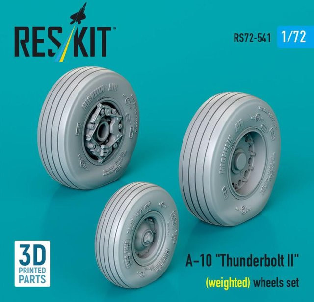 ResKit Models A-10 Thunderbolt II Wheels set, Zubehör, 1:72 - Bild 1