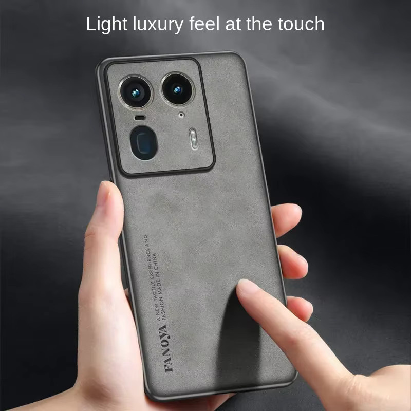 Hautfreundliche Schaffell-Ledertasche für Motorola Edge 70 60 50 40 Neo Pro Ultra Fusion in Gelb mit magnetischem Softcover und Kartenfach - Bild 3
