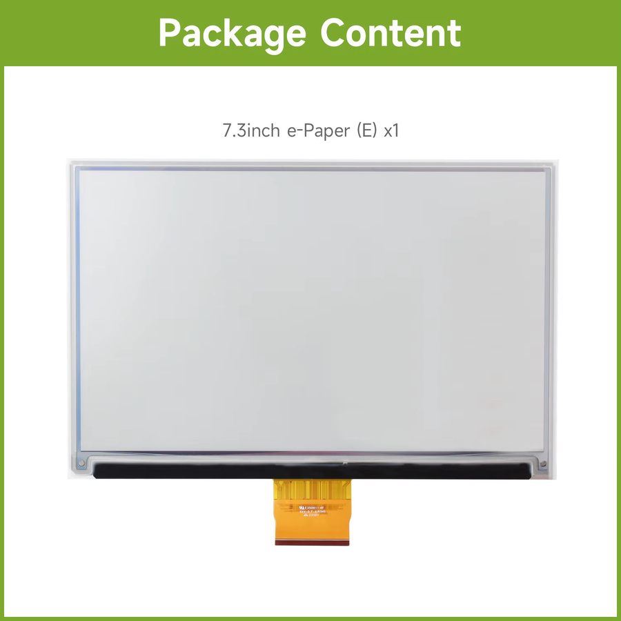 Waveshare 7,3 Zoll E Ink Spectra 6 (E6) Vollfarbiges E-Paper-Display - Bild 2