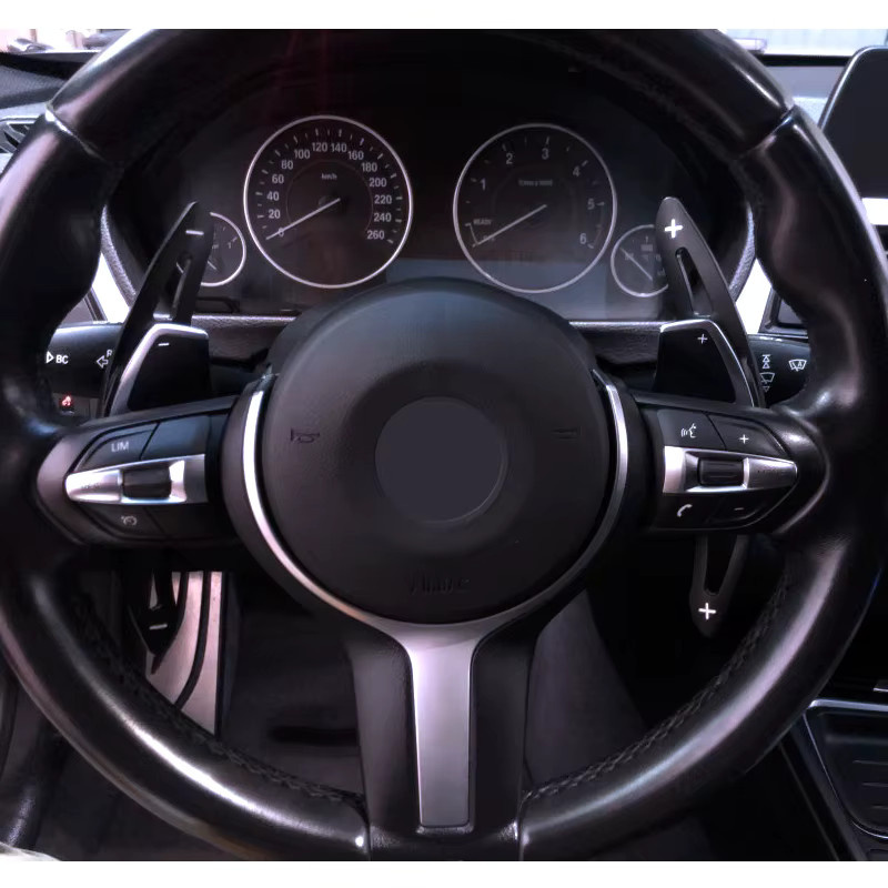 Cherk Lenkrad Shift Paddle Shifter Verlängerung aus Aluminium in Blau für BMW F30 F31 F32 F10 F20 F22 F15 F16 GT Z4 X1 X3 X4 X5 X6, 2er Set - Bild 3