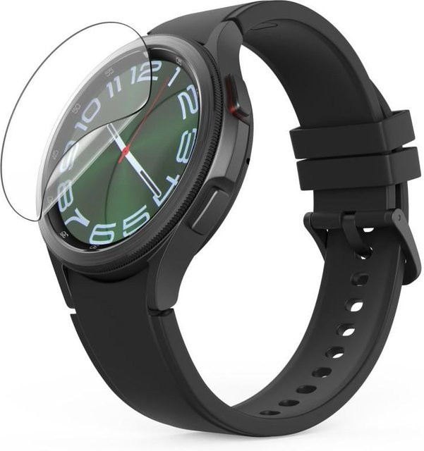 Hama Displayschutz für Samsung Galaxy Watch6 Classic, 47 mm, Schwarz - Bild 1
