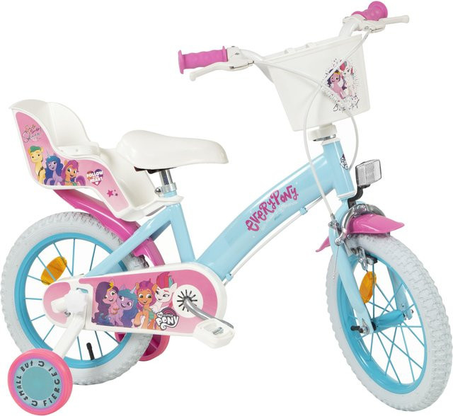 Toimsa Bikes My Little Pony Kinderfahrrad, 14 Zoll, blau, 4-6 Jahre - Bild 1