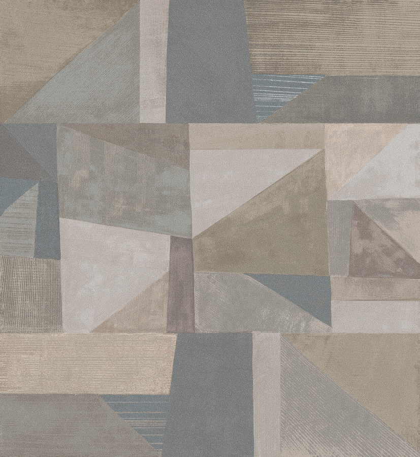 Omexco Tapete The Muralist MNE2002 Wandgestaltung mit abstraktem geometrischem Design in Multicolour aus Non-Woven, Breite: 300 cm, Höhe: 276 cm - Bild 1
