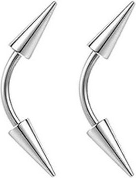 YULIN Piercing Barbell, Edelstahl, Silber, Herren - Bild 1