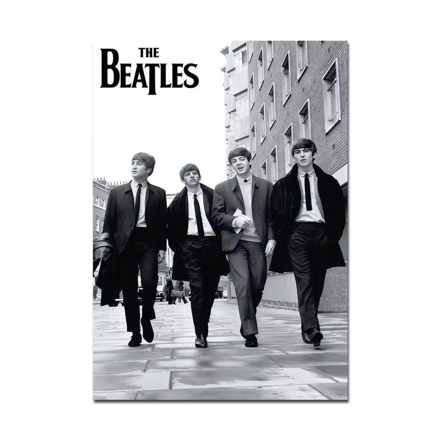 Rastar Vintage Poster The B-B-Beatles-es Selbstklebende Retro Wanddekoration Mehrfarbig - Bild 6
