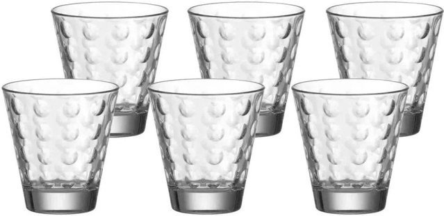 Leonardo Optic Trinkglas Set, transparent, 6er Set, 215 ml - Bild 1