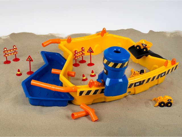 Theo Klein Cat Sandbaustelle Mega, Fahrzeuge, ab 1,5 Jahre - Bild 1