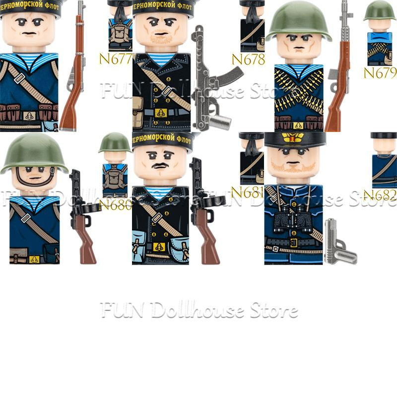 Linyi toy Bausteinset WW2 Armee Sowjetische Militärfigur - Bild 1