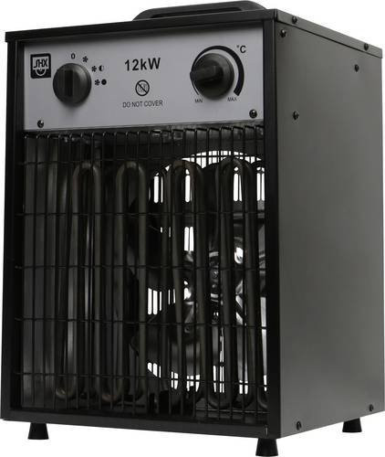 SHX SHX12KW2025 Elektrischer Bauheizer 12000W Schwarz/Grau - Bild 1