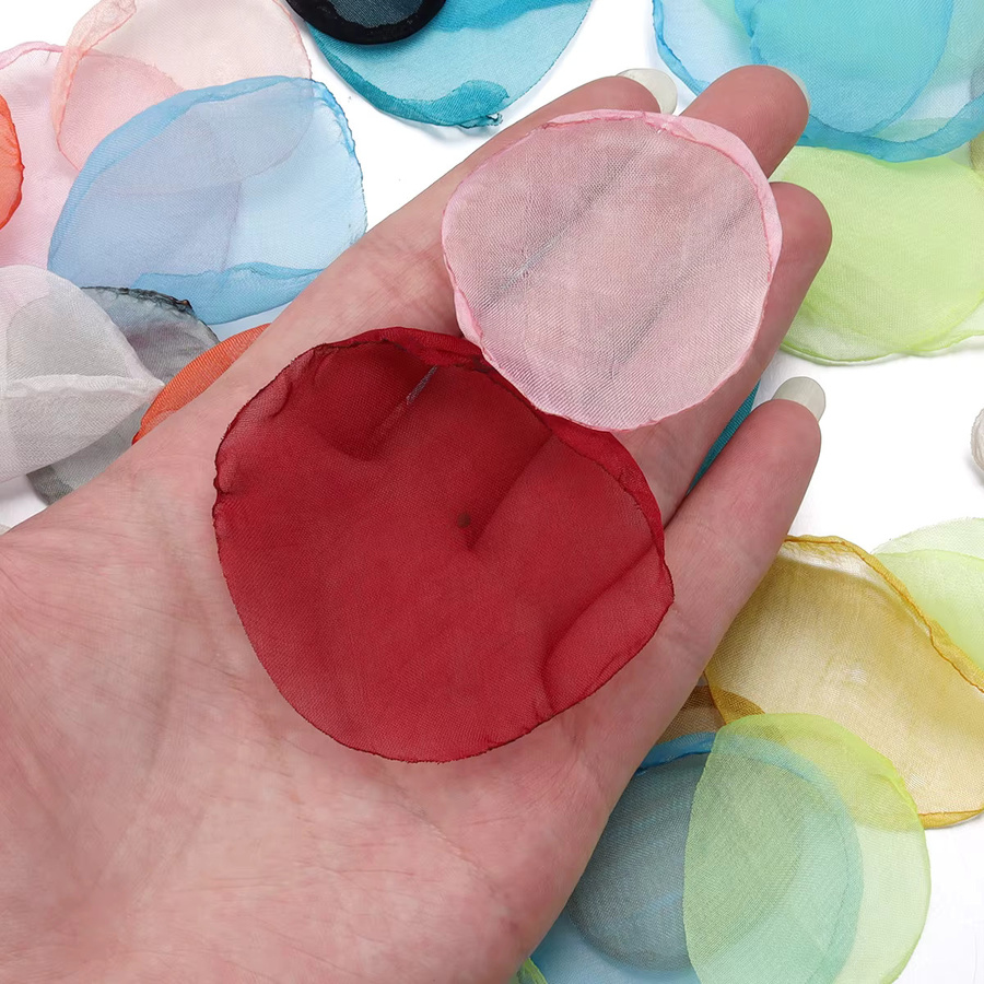 Chiffon Blütenblätter, DIY Schmuck Zubehör - Bild 3
